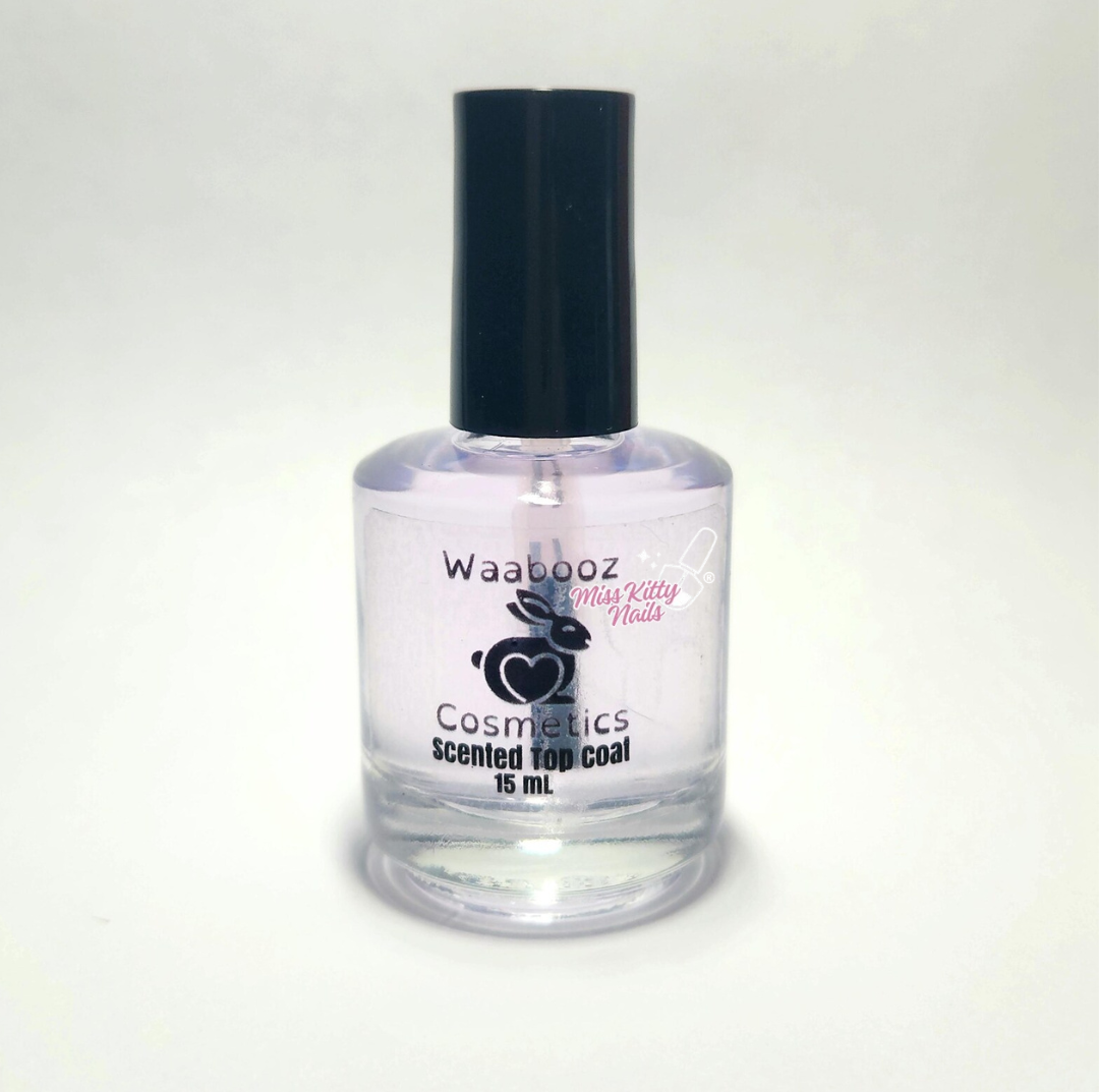 MissKittyNails® Top Coat Lacquer WITH INFUSED SCENTED FRAGRANCE 15ml