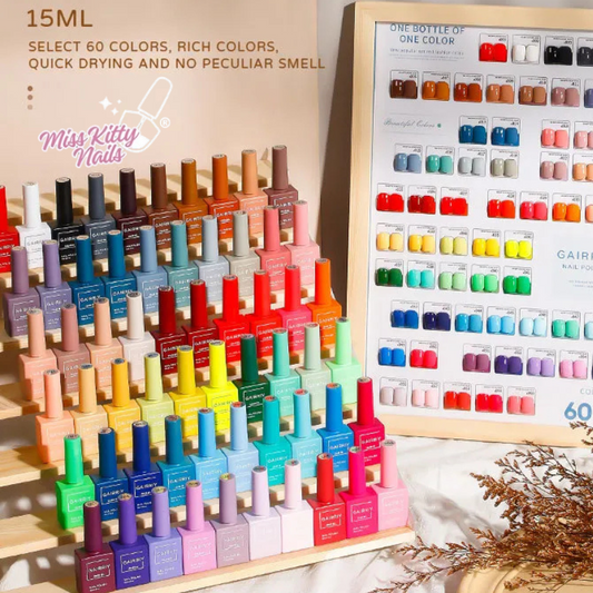 MissKittyNails® Nail Polish Set 60 PIECES